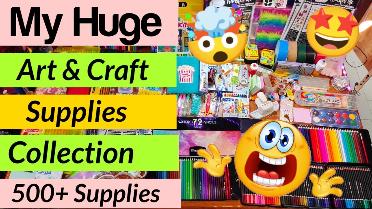 My Huge Art and Craft Supplies Collection 🤯🤩😱 @twintag-ayeshafiroz