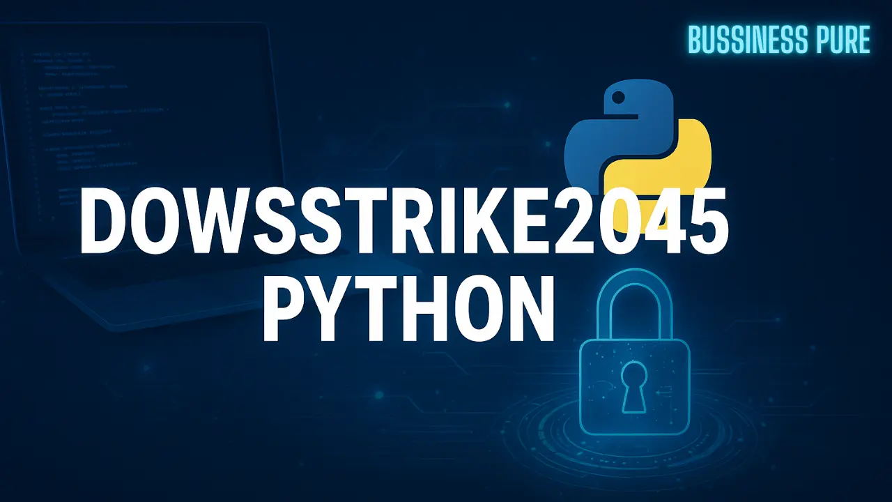 Dowsstrike2045 Python: Cybersecurity Framework & Software
