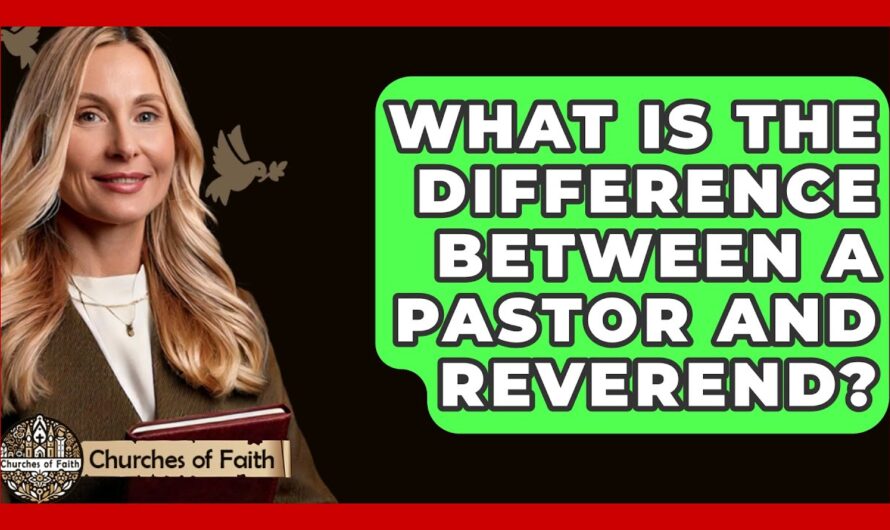The Simple Guide: Understanding the Difference Between a Pastor and Reverend