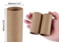 Amazon.com: PATIKIL 3.35 Inch Cardboard Tubes, 100 Packs Toilet Paper Rolls for Crafts TP Tubes Empty Paper Towel Rolls Sturdy 1.5 inch Diameter Thick Bulk for Art Classroom Painting Robotics, Brown :